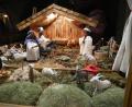 Bild: hmr
In zwei Fenstern des evangelischen Gemeindehauses am Johannisplatz sind je nach Fortschritt der Weihnachtszeit immer wieder Veränderungen in den Krippendarstellungen zu sehen.