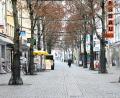 Bild: gsb
Nach dem Lockdown ist es in der Weidener Innenstadt gespenstisch still und einsam.