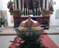Bild: rpp
Bei der Aktion Weihnachtsstern sollen die Zweige vor dem Taufstein in der Dreieinigkeitskirche einen besonderen Schmuck erhalten.