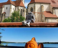 Bild[M]: Lernende Region Schwandorf/exb
Mit den Maskottchen Robo und Muri entdeckten die Kinder Spannendes aus der Welt von MINT.