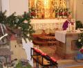 Bild: kro
Den Gottesdienst an Heiligabend musste Pfarrer Armin Mayerhofer doch in die Kirche verlegen.
