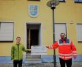 Bild: gz
Schützenmeister Alexander Schmucker übergibt an HvO Georg Rauch einen Scheck in Höhe von 300 Euro.