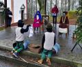 Bild: wbe
Die Hirten beim Krippenspiel der Pfarrei St. Marien am Freialtar.