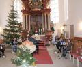 Bild: rpp
Eine kleine Gruppe des Neustädter Posaunenchores unter der Leitung von Christiane Bayer gestaltete den Gottesdienst mit festlichen Melodien.
