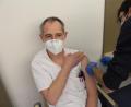 Bild: Kliniken Nordoberpfalz AG/exb
Die ersten Mitarbeiter der Kliniken Nordoberpfalz AG bekommen den Corona-Impfstoff gespritzt.