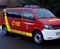 Bild: twg
Der neue Mannschaftswagen der Feuerwehr Lochau steht neben dem Christbaum in der Ortsmitte.