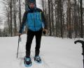 Bild: Ernst Meindl/exb
Ernst Meindl unterwegs mit Schneeschuhen
