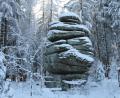 Bild: pi
Der auf dem Brotfelsen montierte Stuhl wird wohl noch einige Wochen dort stehen.