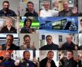 Bild: exb
Ein Teil der 66 Jubilare bei Baumann Automation während der Videokonferenz.