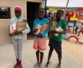 Bild: Weltladen Auerbach/exb
Corona-Soforthilfe in Katutura (Windhoek) und DRC Swakopmund, der Namibiahilfe, die der Weltladen Auerbach aus den Einkäufen seiner Kunden unterstützt.
