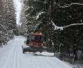 Bild: bey
Die Loipe am Bocklradweg ist bestens gespurt. Deutlich sichtbar sind die Abstände zwischen den Spuren, so dass sich die Skilangläufer bei einer Begegnung nicht zu nahe kommen.