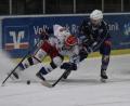 Bild: gb
Die Blue Devils verloren am Sonntag das Heimspiel gegen den Deggendorfer SC mit 4:6. Hier kämpfen Mirko Schreyer (rechts) und der Deggendorfer David Kuchejda um die Scheibe.