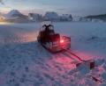 Bild: Helmut Graf
Sonnenaufgang im Birgland. Der Motorschlitten läuft schon.