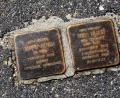 Bild: exb
Sogenannte Stolpersteine erinnern in der Schlachthausstraße an Ernst und Rosa Bloch.