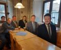 Bild: Schlüsselclub Münchenreuth/exb
Grillmeiers unter sich: Schlüsselcluberer Reinhard Grillmeier trifft auf Bürgermeister Stefan Grillmeier - zumindest fast.