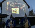 Bild: krb
Fasching an der Hauswand.