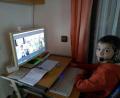 Bild: Grundschule Kulmain/exb
Auch das ist ein Vorteil von Homeschooling: Man kann alle seine Klassenkameraden auf einmal sehen – und alle von vorne.