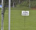 Archivbild: Ziegler
Noch sind alle Fußballplätze gesperrt. Wann geöffnet werden darf, weiß niemand.