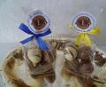 Bild: usc
Sich selbst und anderen eine kleine Freude machen, das kann man mit dem Kauf der süßen Ostergrüße des Lions-Clubs Amberg-Sulzbach. In den Tütchen befinden sich vier verschiedene Schokoladeneier.