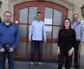 Bild: kro
Das Team der Verwaltung der Marktgemeinde Mähring. Von links Bürgermeister Franz Schöner, Andreas Benesch, Kämmerer Michael Beier, Daniela Hausmann und Geschäftsleiter Bernhard Brunner. Auf dem Bild fehlt Brigitte Meyer-Wurm.