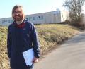 Bild: Hirsch
IG-Metall-Vertreter Matthias Scherr traf sich mit den Betriebsräten der Firma Lacroix + Kress in Neunburg vorm Wald um erste Warnstreiks vorzubereiten.