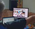 Bild: nza
In einer wöchentlichen Videokonferenz bereitet Trainer Wolfgang Schraml seine Jungschützen auf die nächsten Wettbewerbe vor.