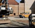 Bild: fsb
Am Montag begann die Baufirma mit der Einrichtung der Baustelle.
