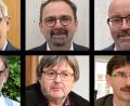 Bild: Grünauer, Weiß-Mayer, Clemens, Meyer, Hartl (2) 
Alle vier Amberger Gymnasien bekommen neue Direktoren. Oben von links: Karl Bösl, Christian Weiß-Mayer und Joram Clemens (alle EG). Unten von links: Georg Meyer (MRG), Peter Welnhofer (GMG) und Günter Jehl (Decker-Schulen).