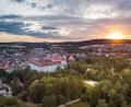 Bild: Matthias Kunz/exb
Oberpfälzer Wald und Stadt Waldsassen