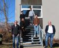 Bild: fph
Elternbeiratsvorsitzender Johannes Kopp (links), OHG-Leiter Stefan Niedermeier (rechts) und (oben von links) Christoph Weigel (Schülersprecher, Q 11) und Aaron Seitz (Q 12) sowie (Mitte von links) Madita Schmidt (9. Klasse) und Salim Lindner, beide Schülersprecher der 9. Klassen, hoffen auf eine baldige Öffnung der Schulen.