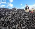 Bild: Estato Umweltservice GmbH
Altreifen bei Estato in Weiden-West. Das ATU-Unternehmen wird Industriepartner für das europäische Umwelt-Großprojekt "BlackCycle".