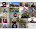 Bild: ige
Nur auf dem Bildschirm ihrer eigenen Computer sahen sich die Teilnehmer des Forums der Begegnung. Trotzdem entwickelte sich eine lebhafte Diskussion.