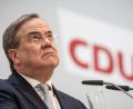 Bild: Michael Kappeler/dpa
Armin Laschet, CDU-Bundesvorsitzender und Ministerpräsident von Nordrhein-Westfalen, am Montag nach den Landtagswahlen in Baden-Württemberg und Rheinland-Pfalz .