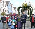 Archivbild: hcz
Die letzte Osterbrunnenaufstellung erfolgte im Jahr 2019,