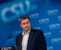 Bild: Peter Kneffel
Bayerns Ministerpräsident und CSU-Chef Markus Söder will die Bürokratie verschlanken und die Zeit zwischen Erst- und Zweitimpfung strecken.