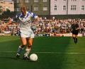 Bild: Zeiler/privat
Peter Zeiler im Dress der „Löwen“ im Grünwalderstadion. Von 1990 bis 1994 spielte der Amberger für 1860 München.