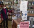 Bild: gis
Das Thema des Monats April im Bücherstadl Fichtelberg heißt "Unser Dorf soll erblüh´n". Um die derzeitigen Sicherheitsvorkehrungen zu erfüllen, haben die Verantwortlichen unter anderem eine "Einbahnstraßen"-Ordnung eingeführt.