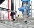 Bild: Firma Peri/exb
In Beckum (Nordrhein-Westfalen) entsteht das erste Haus aus dem 3-D-Drucker. Die Firma Glapor aus Mitterteich ist auch an dem Projekt beteiligt.