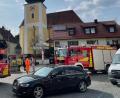 Bild: lei
Die Feuerwehren aus Königstein und Auerbach rückten zur Tierrettung an