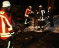 Bild: rw
In Brand geriet auf einem Gewerbegrundstück ein Abfallhaufen in Brand.