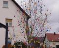 Bild: sgs
Der Osterbaum am Dorfplatz in Gleiritsch.