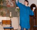 Bild: wgw
Elke Müller erinnerte mit ihrem Spiel in der Christuskirche Schwarzenfeld an die Geschichte der Debora, einer Frauenfigur aus dem Alten Testament.