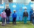 Bild: ü
Die Offene Ganztagsschule zeigt sich in der Verschönerung ihres Schulgeländes kreativ.