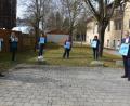 Bild: jr
Für den „Inklusiven Actionbound“ in Mitterteich – eine digitale Schnitzeljagd – warben (von links) Bürgermeister Stefan Grillmeier, Gabriela Paetzolt und Sandra Schug (beide Medienzentrum T1), Christina Ponader (Netzwerk Inklusion), Gabi Bleistein (Touristinfo) und Kreisjugendring-Vorsitzender Jürgen Preisinger.