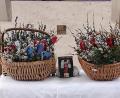Bild: fjo
In Handarbeit fertigte Monika Wild stolze 120 Ostergestecke für die Senioren und Kranken der Pfarrgemeinde Waidhaus.