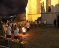 Die Pfarrei St. Johannes der Täufer Nabburg feierte mit einem festlichen Ostergottesdienst vom Dunkel des Karfreitags in das strahlende Licht eines sonnigen Morgens die Auferstehung des Gekreuzigten. Die Feier begann mit der Segnung des Feuers, an dem die Osterkerze entzündet wurde.