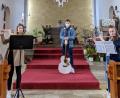 Bild: exb
Sina Haberberger, Erik Scheurell und Lucie Lang (von links) bilden das neue Musikteam für Gottesdienste der KLJB.