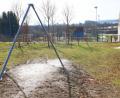 Bild: njn
Der Spielplatz am Kreinzel: Die bei Familien ungemein beliebte Seilbahn ist mit einigen Bäumen schon im vergangenen Jahr auf den Ersatzplatz verlegt worden.