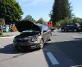 Archivbild: frd
Bei diesem Unfall im September 2020 in Oberviechtach war Vorfahrtsverletzung die Ursache. Drei Beteiligte wurden leicht verletzt.
