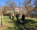 Bild: ihl
Nabburg setzt auf Obstbäume. Im Seyerleingarten wurden neue Birn- und Zwetschgenbäume gesetzt. Bürgermeister Frank Zeitler, Bauhofleiter Rudi Scharf, Kreisfader Leiter des Kreisgartenamtes Wolfgang Grosser und der ehrenamtliche Gartenpfleger Wolfgang Engel (von links) erläutern das Obstbaumkonzept.